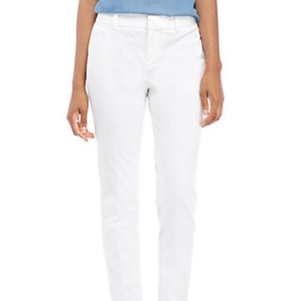 Crown and Ivy White Bi Stretch Pants